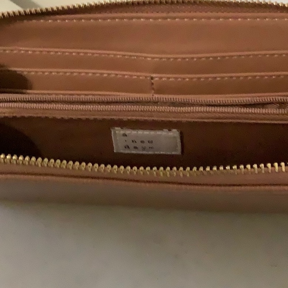 ❤️ A+New+Day faux leather brown wallet